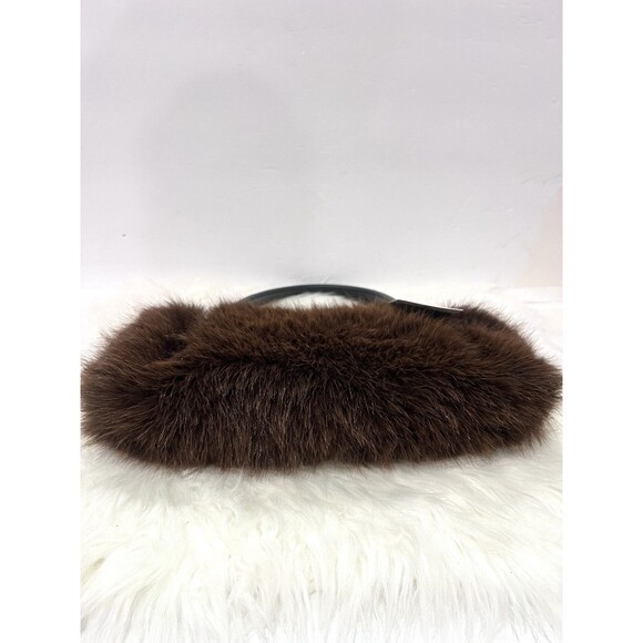 ZARA FAUX FUR SHOULDER BAG LIMITED EDITION WOMAN HANDBAG- BROWN 6233/510 - Picture 8 of 16